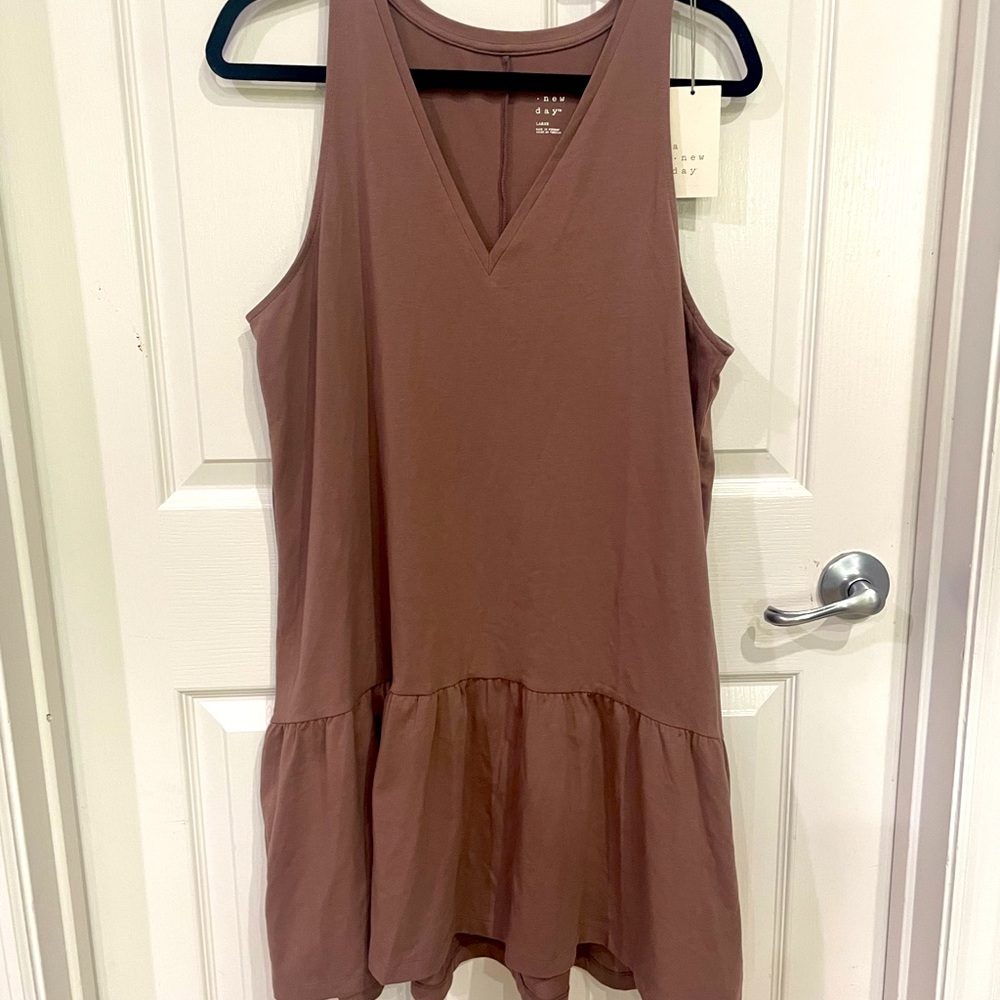A New Day Brown Mini Dress